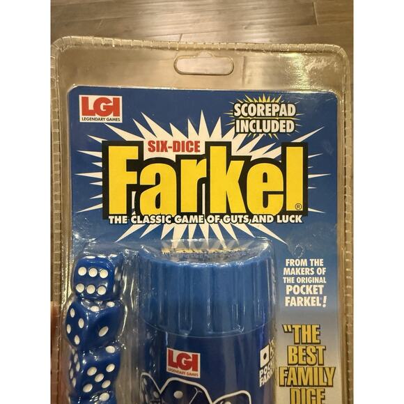 Six-Dice Farkel Dice Game Official LGI Product NEW - Picture 4 of 7